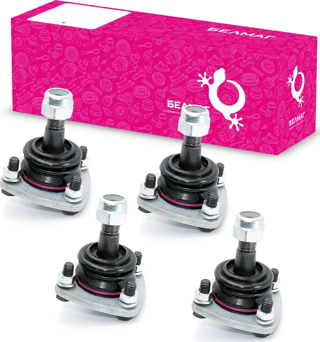 Опора шаровая 2101 Фаворит-СТО с крепежом 4шт 2101-2904192-05 (Belmag). Артикул BM0088