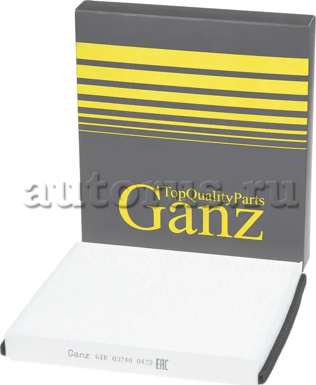 Фильтр салонный (Ganz). Артикул GIR03240
