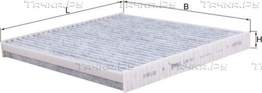 Салонный фильтр Mahle-Knecht. Артикул LAK 411