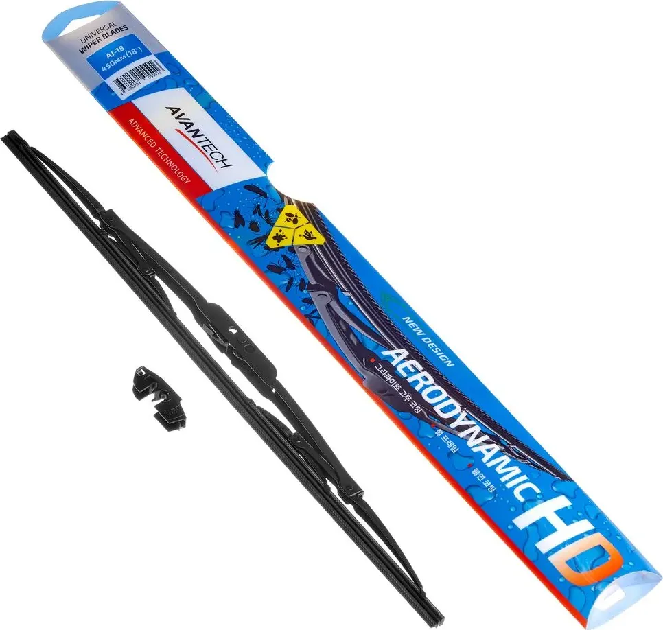 ЩЕТКА СТЕКЛООЧИСТИТЕЛЯ AVANTECH AERODYNAMIC HD 450ММ ( 18'' ) Avantech. Артикул AJ18 