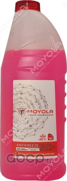 АНТИФРИЗ G-12, КРАСНЫЙ, 1КГ (Moyola). Артикул MA1G12