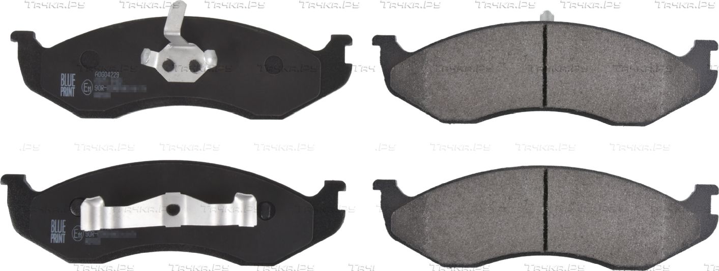 Тормозные колодки Blue Print передние для Jeep Wrangler II (TJ) 1996-2007. Артикул ADG04229
