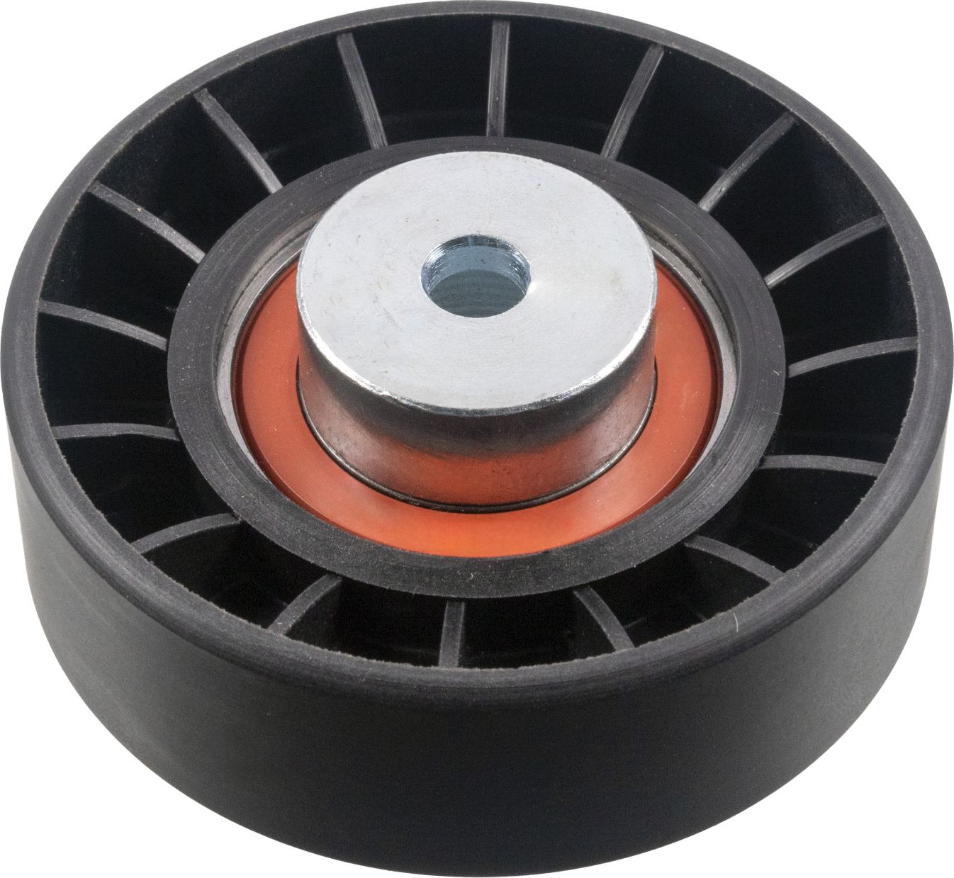 Направляющий (ведущий) ролик приводного поликлинового ремня Febi Bilstein (полимерный материал). Артикул 08673