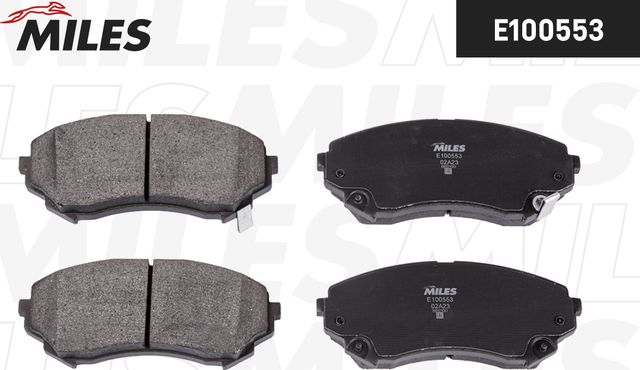 Тормозные колодки Miles (Semi-Metallic). Артикул E100553