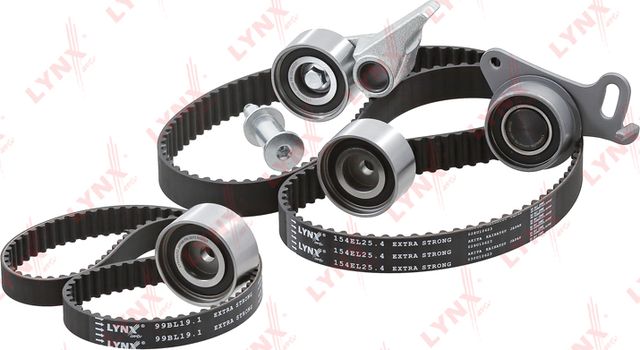 Ремень ГРМ с роликами (комплект) LYNXauto. Артикул PK-1370
