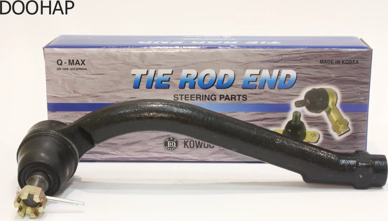 Наконечник рулевой (Корея) HYUNDAI SANTA FE 06-12/KIA SORENTO 09-12 LH (Doohap). Артикул DEKH37