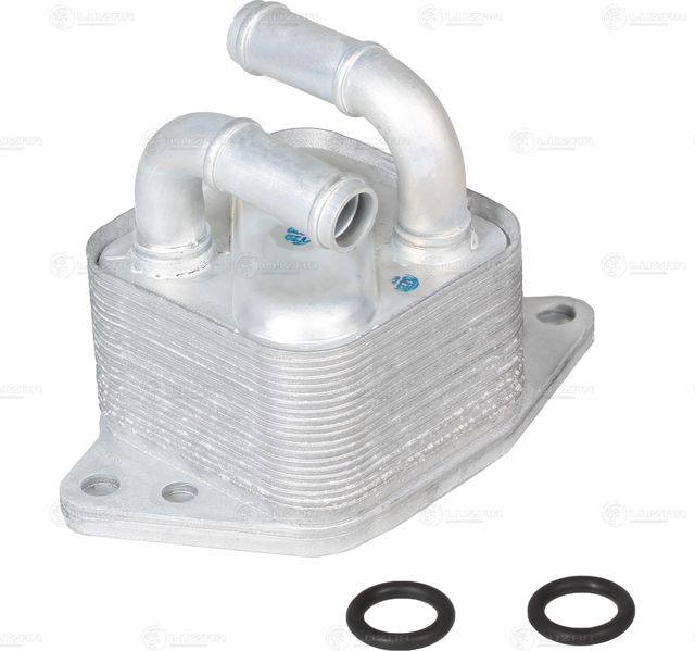 Радиатор масляный (маслоохладитель) для двигателя Luzar для Skoda Rapid I 2012-2015. Артикул LOc 1817