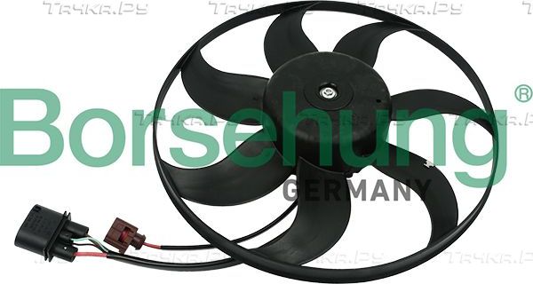 Вентилятор радиатора двигателя Borsehung левый для SEAT Altea I 2004-2015. Артикул B11499