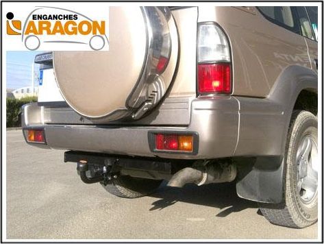 Фаркоп Aragon для Toyota Land Cruiser JPrado 95 5 дв. 1996-2002. Артикул E6400CA