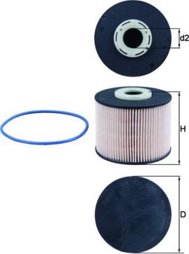 Топливный фильтр Mahle. Артикул KX 331D