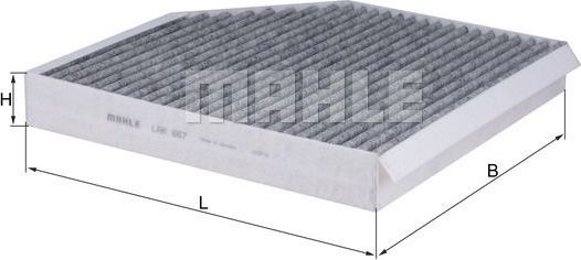 Салонный фильтр Mahle-Knecht. Артикул LAK 667