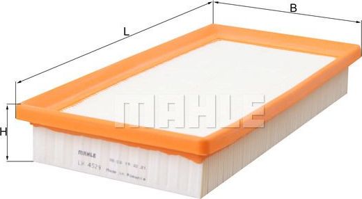Воздушный фильтр Mahle для Lexus UX I 2018-2026. Артикул LX 4529