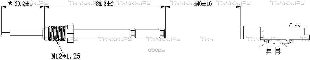 Датчик температуры выхлопных газов (Magtechnic). Артикул MAG0022OG