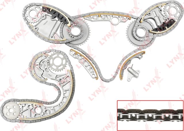 Цепь ГРМ LYNXauto для Volkswagen Touareg I 2004-2010. Артикул TK-0055