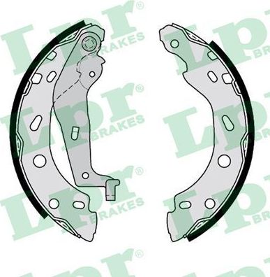 Тормозные колодки LPR задние для Smart Fortwo I (W450) 1998-2007. Артикул 07750