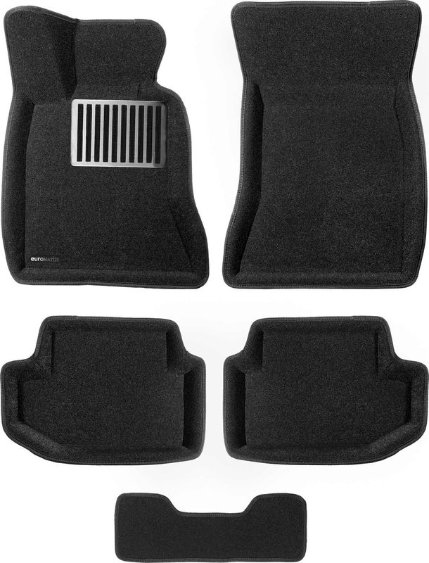 Коврики текстильные Euromat 3D Lux для салона BMW 5 F10, F11 рестайлинг 2013-2016. Артикул EM3D-001218