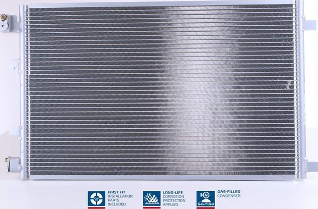 Радиатор кондиционера (конденсатор) Nissens (алюминий) для Nissan Qashqai I 2007-2013. Артикул 940039