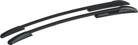 Рейлинги АПС (без паза) для Mazda CX-5 II 2017-2026 ЧЕРНЫЕ. Артикул 0258-БП-02