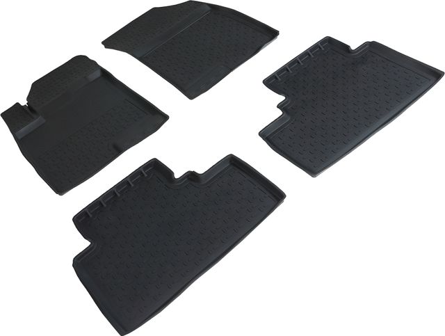 Коврики резиновые Seintex с высоким бортиком для салона Haval Jolion 2WD (в т.ч. рестайлинг) 2021-2026. Артикул 96485