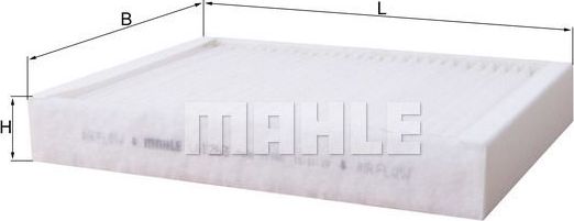 Салонный фильтр Mahle. Артикул LA 1263