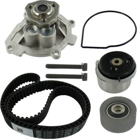 Помпа (водяной насос) с комплектом ремня ГРМ SKF. Артикул VKMC 05260-1