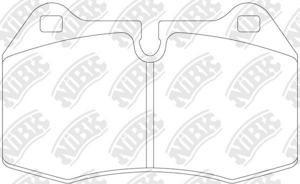 Тормозные колодки NiBK. Артикул PN0165