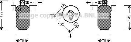 Осушитель кондиционера AVA (сталь). Артикул MSD005