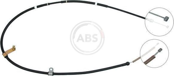 Трос ручника (тросик ручного тормоза) ABS. Артикул K14817