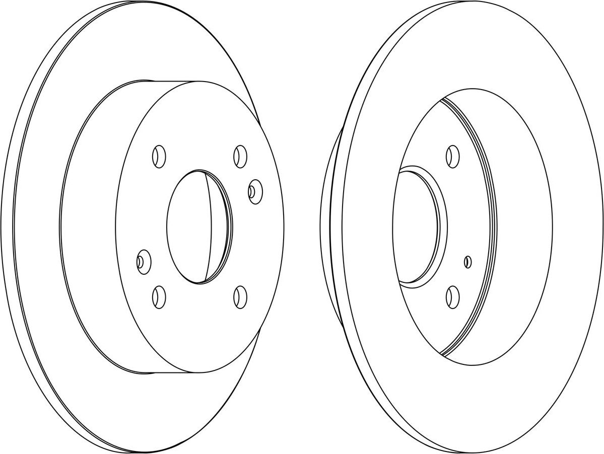 Тормозной диск Ferodo PREMIER Coat+ disc. Артикул DDF1488C