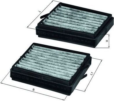 Салонный фильтр Mahle-Knecht. Артикул LKK 116/S