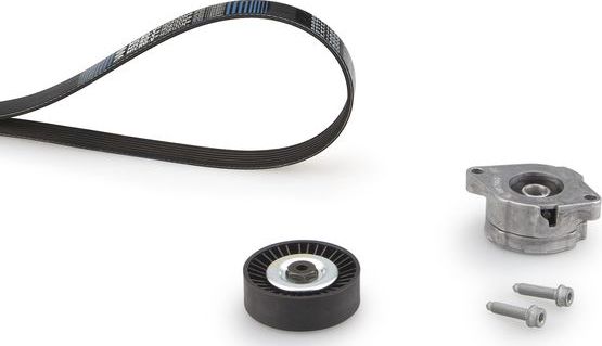 Приводной ремень поликлиновой с роликами (комплект) Gates Micro-V® Kit для SEAT Inca I 1995-2003. Артикул K016PK1043