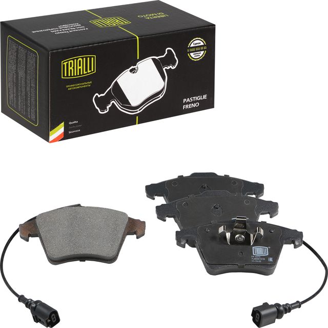 Тормозные колодки Trialli (Low-Metallic). Артикул PF 4374