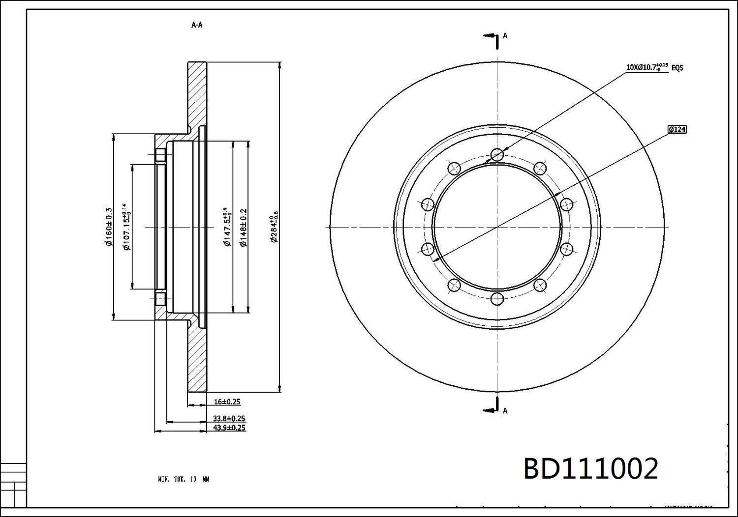 Тормозной диск Miles. Артикул K011317