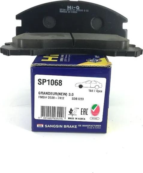 Тормозные колодки Sangsin Hi-Q передние для Peugeot 4007 2007-2013. Артикул SP1068
