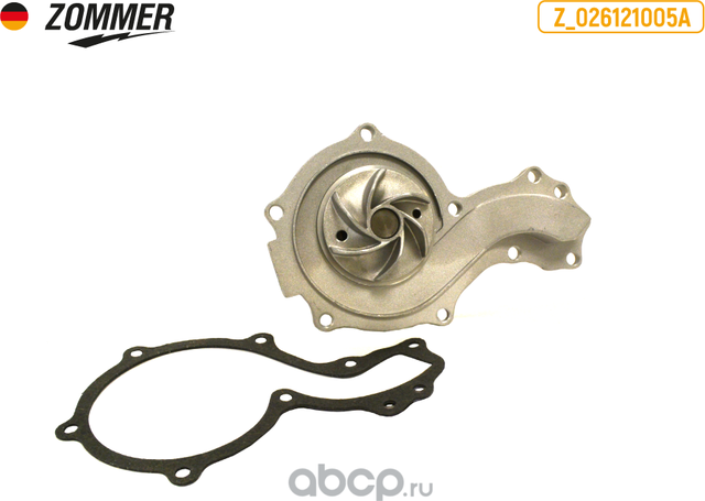 НАСОС ВОДЯНОЙ AUDI 80,90,100,A4,A6, VW GOLF, PASSAT (Z_026121005A) ZOM (Zommer). Артикул Z026121005A