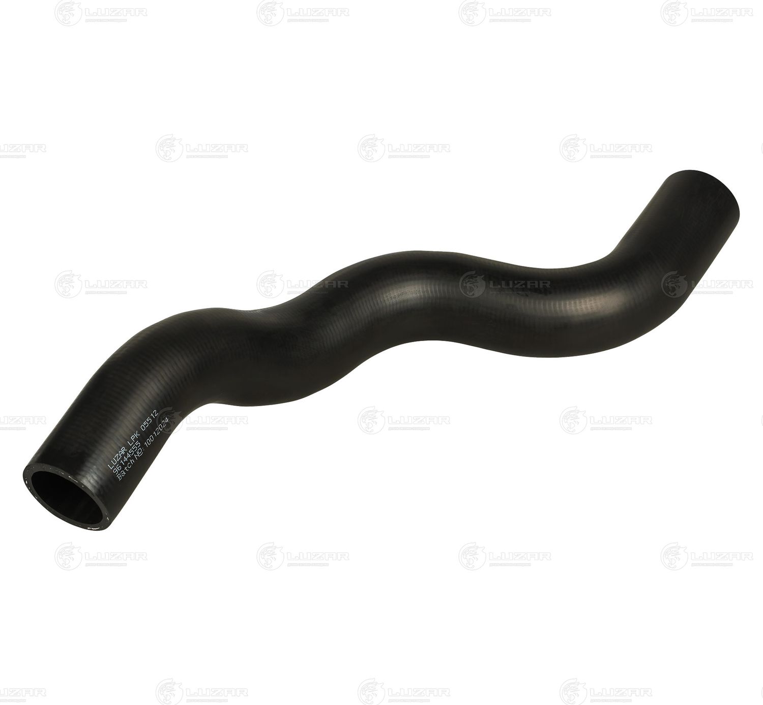 Патрубок радиатора (системы охлаждения) Luzar (EPDM (Этилен-пропиленовый каучук)). Артикул LPK 05512
