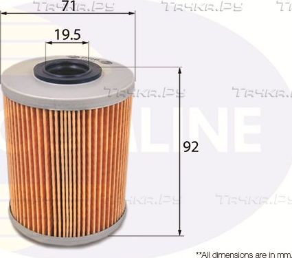 Топливный фильтр Comline для Renault Grand Scenic II 2004-2009. Артикул EFF046