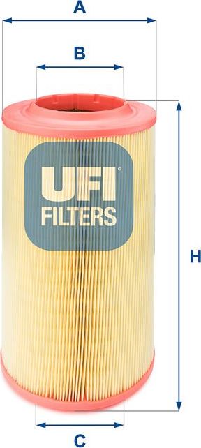 Воздушный фильтр UFI. Артикул 27.628.00
