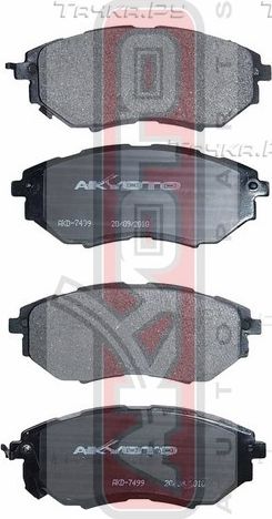 Тормозные колодки Akyoto Packing AKYOTO. Артикул AKD-7499