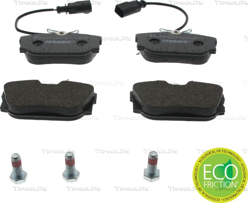 Тормозные колодки Ferodo Premier Eco Friction задние для Volkswagen Sharan I 2000-2010. Артикул FDB1482