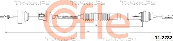 Трос сцепления Cofle для Citroen Berlingo I 1996-2011. Артикул 92.11.2282
