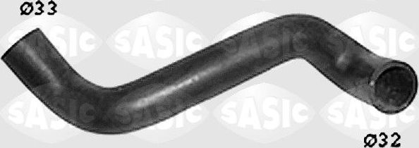 Патрубок радиатора (системы охлаждения) Sasic левый нижний для Opel Corsa A 1982-1993. Артикул SWH6742