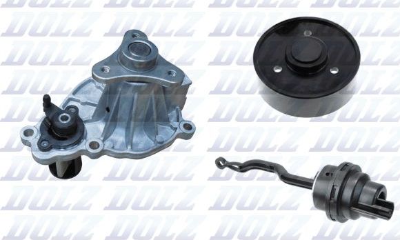 Помпа (водяной насос) Dolz для BMW 2 F22 2015-2026. Артикул B268V