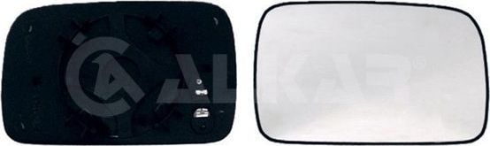 Зеркальное стекло бокового зеркала Alkar правое для Volkswagen Polo III 1994-2002. Артикул 6426107