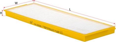 Салонный фильтр Sakura. Артикул CA-83020