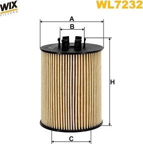 Масляный фильтр WIX Filters. Артикул WL7232