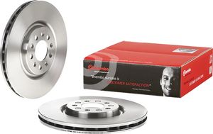 Тормозной диск Brembo передний для Alfa Romeo 159 2005-2012. Артикул 09.9365.20