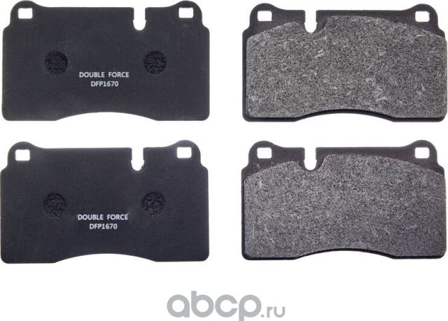 Колодки тормозные дисковые Double Force. Артикул DFP1670
