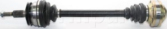 Полуось (привод в сборе, приводной вал) Formpart передняя левая для Volkswagen Multivan T5 2003-2015. Артикул 29380010/S