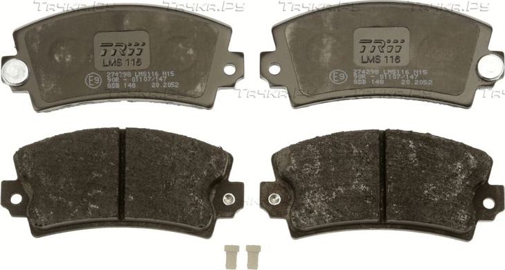 Тормозные колодки TRW COTEC передние для Alpine A310 1972-1981. Артикул GDB148